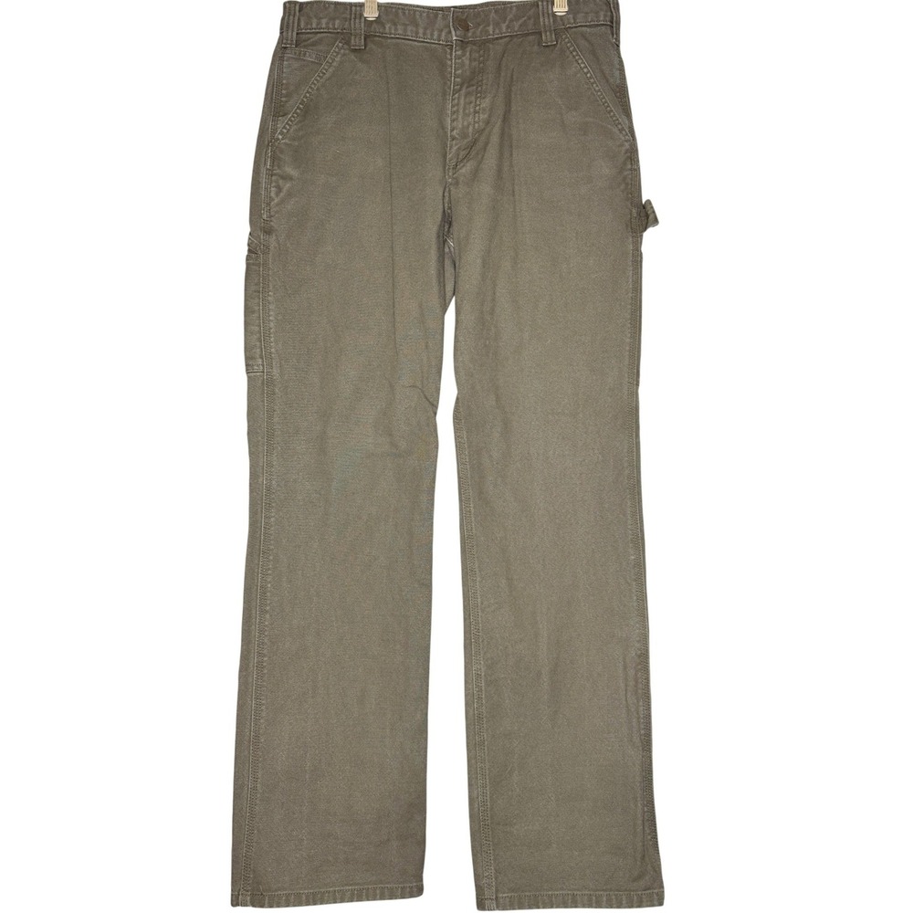 Carhartt Rugged Flex Relaxed Duck Utility Work Pants Brown/Olive 34x34 BN3279-M